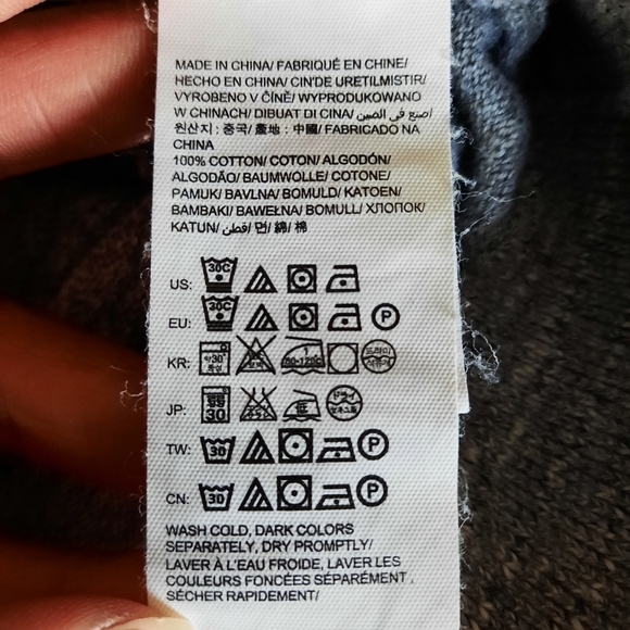 Calvin Klein Gray Sweater 100%Cotton Mens Size Medium - Picture 9 of 10